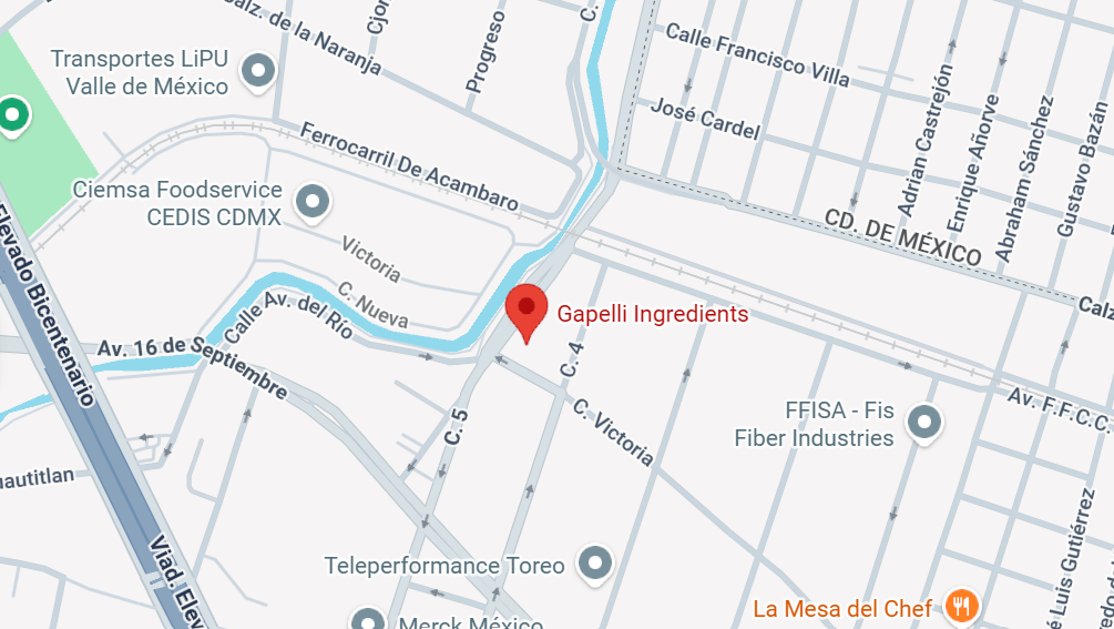 Mapa del Centro de Distribución Naucalpan